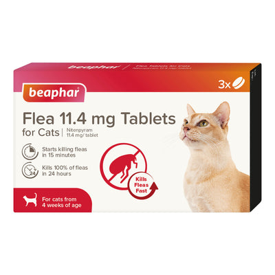 Beaphar Flea Tablets for Cats 3 Tablets